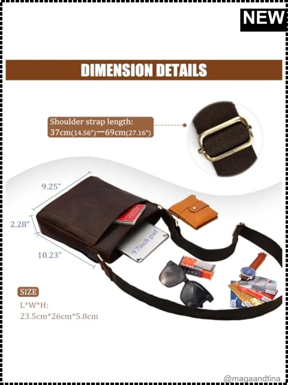 N/A men crossbody